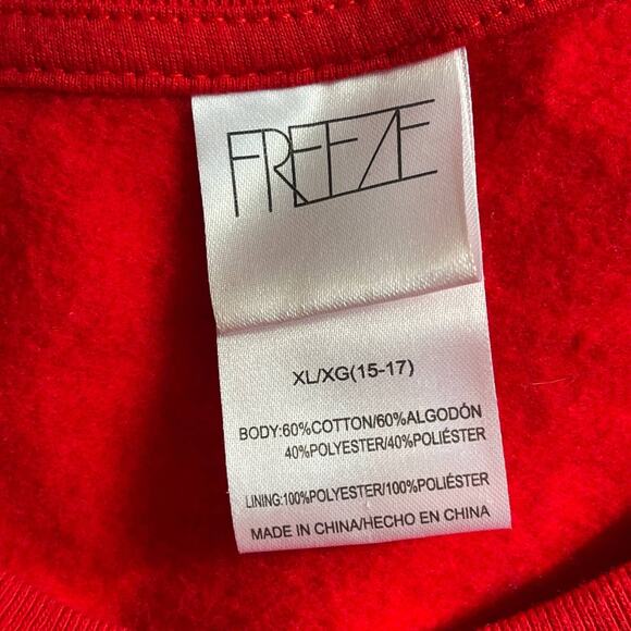 Freeze ON THE NAUGHTY LIST Light Up Ugly Christmas Sweatshirt Size XL - Picture 2 of 5